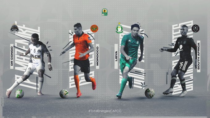 les affiches des demi-finales de la Coupe CAF