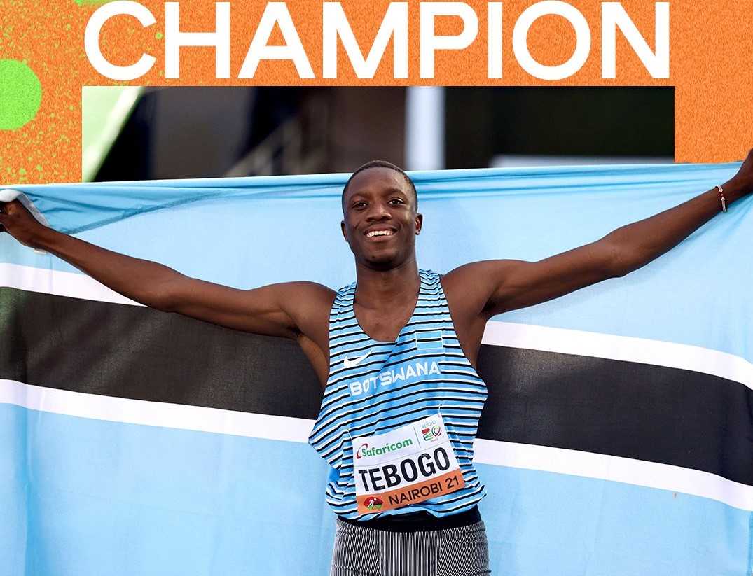 Letsile Tebogo record du monde junior du 100m