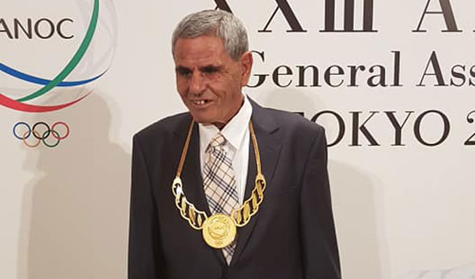 Mohammed Mohammed Gammoudi décoré de l'ordre du mérite olympique