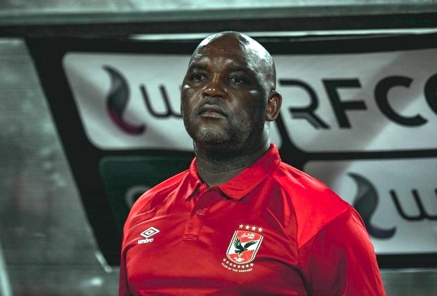 Pitso Mosimane, l'entraîneur sud-africain d'Al Ahly.
