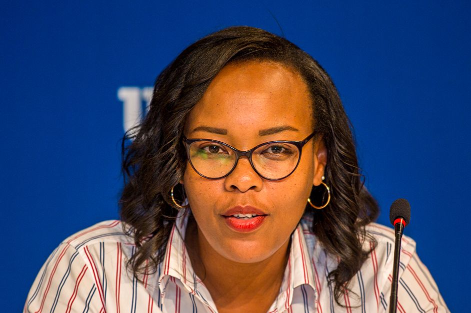 BAL Aurore Mimosa Munyangaju, ministre des Sports Rwanda