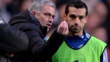 José Mourinho et Mohamed Salah à Chelsea