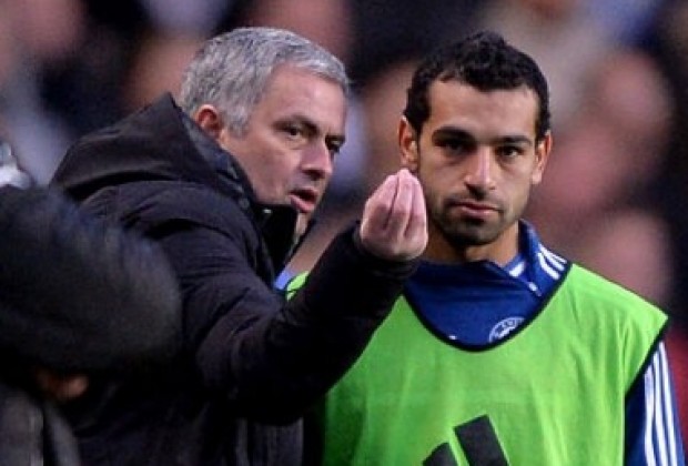 José Mourinho et Mohamed Salah à Chelsea