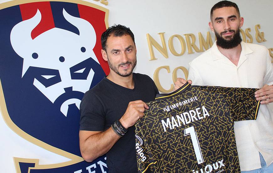 Anthony Mandrea signe à Caen