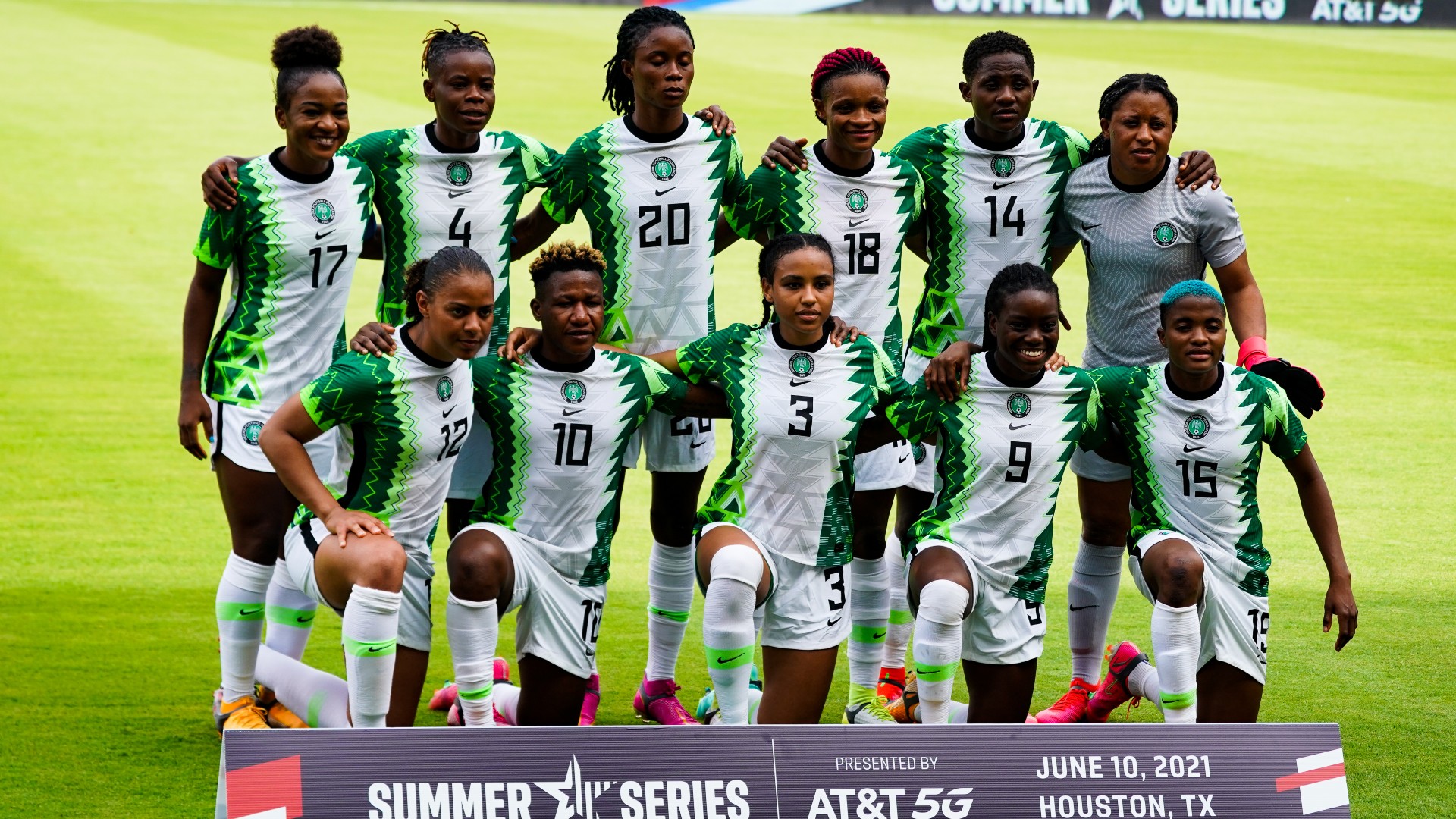 Les Super Falcons du Nigeria
