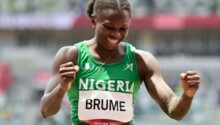 Ese Brume médaillée d'or aux Jeux du Commonwealth