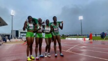 championnats d'Afrique d'athlétisme relais 4X100m du Nigeria