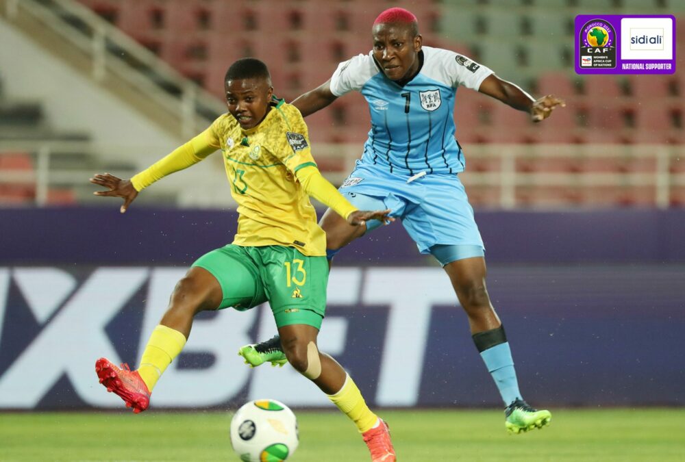 CAN féminine 2022 Afrique du Sud domine le Botswana
