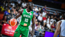 Lamine Sambe arrière basket Sénégal