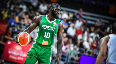 Lamine Sambe arrière basket Sénégal