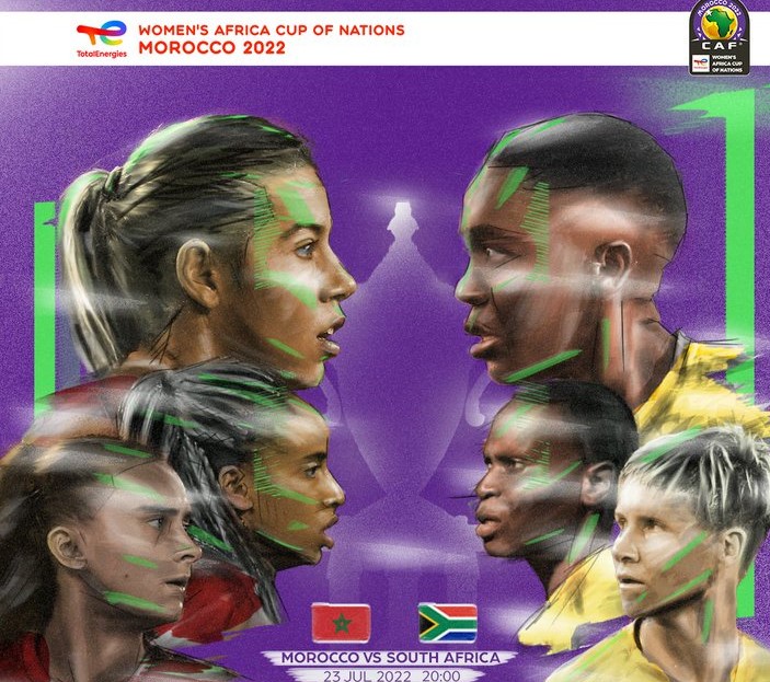 Maroc vs Afrique du Sud CAN féminine 2022