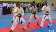 Les championnats nationaux de karaté en RDC ont démarré ce lundi