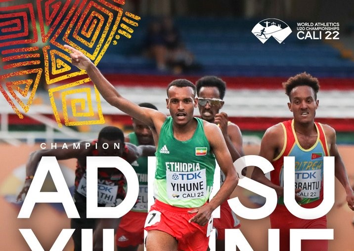 Addisu Yihune champion du monde du 5000m