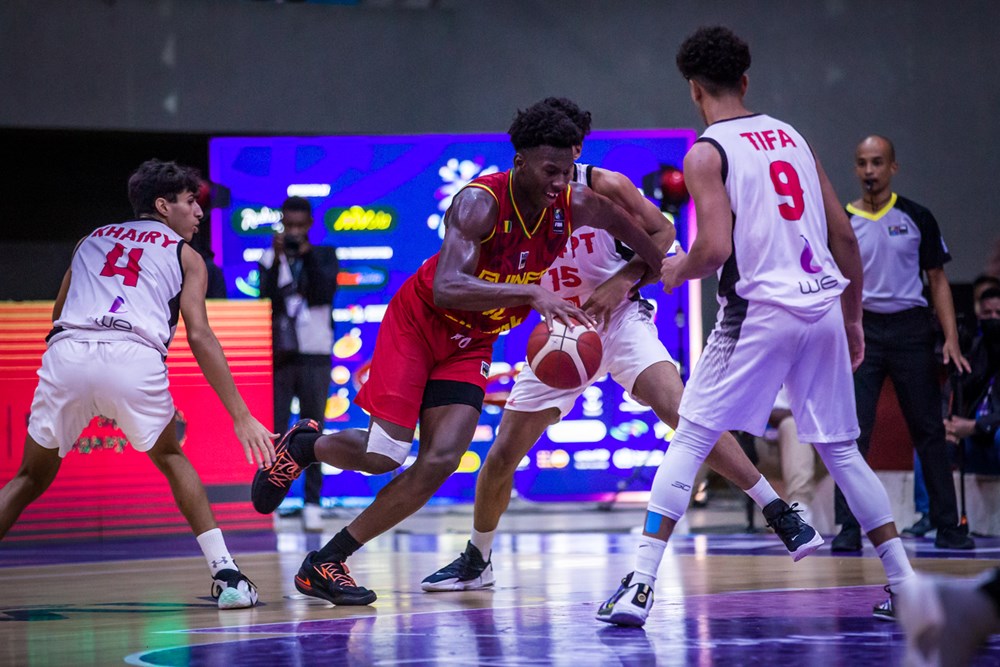 Afrobasket U18 masculin Egypte domine la Guinée
