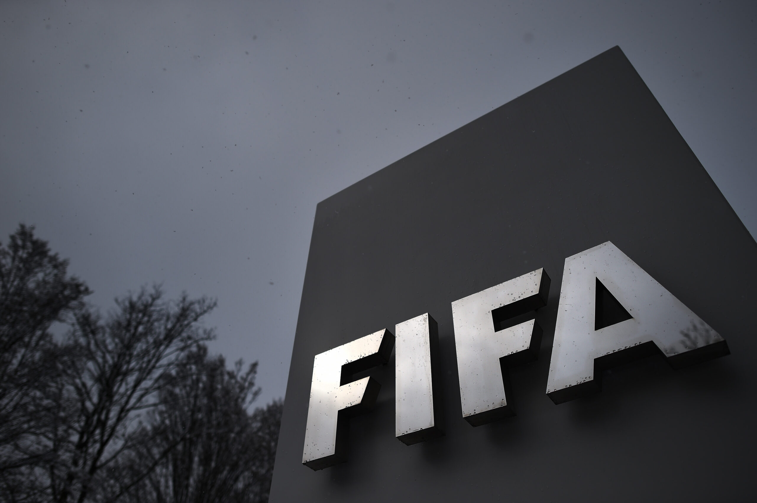 ZURICH, SWITZERLAND - FEBRUARY 25:  A FIFA logo seen near the headquarter Home of FIFA ahead of tomorrow's Extraordinary FIFA Congress to elect a new FIFA President at Hallenstadion on February 25, 2016 in Zurich, Switzerland.  (Photo by Matthias Hangst/Getty Images)