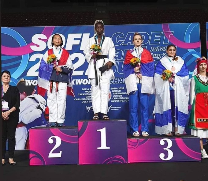 Kimi Ossin Laurène championne du monde de Taekwondo