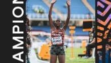 Mondiaux d’athlétisme U20 Betty Chelangat médaillée d’or du 3000m