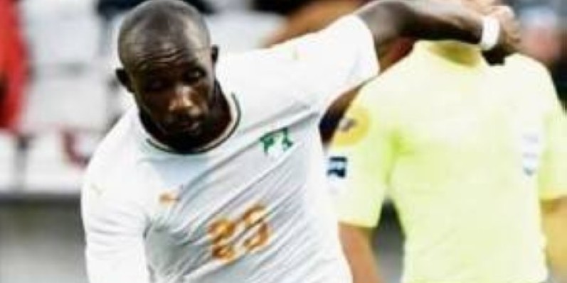 Seko Fofana, buteur avec la Côte d'Ivoire contre le Togo (2-1).