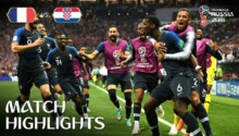 Pogba félicité par ses coéquipiers après son but en finale du Mondial 2018