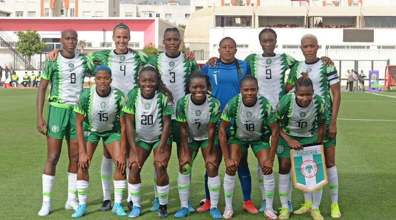La sélection féminine de football du Nigeria.