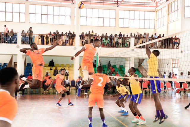Un match du championnat rwandais masculin