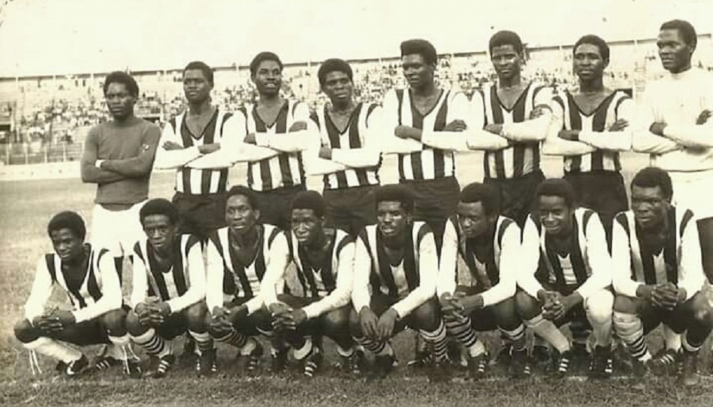L'équipe de Kotoko de Mfoa en 1980