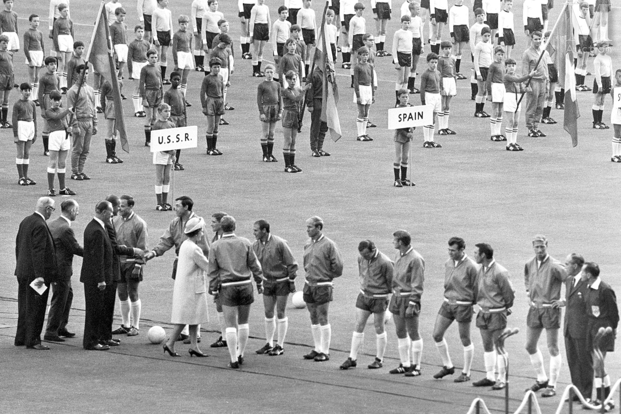 La cérémonie d'ouverture du Mondial 1966. L'Afrique avait boudé le tournoi.