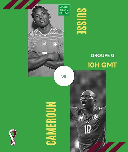 Suisse vs Cameroun Mondial 2022
