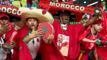 les supporters du Maroc