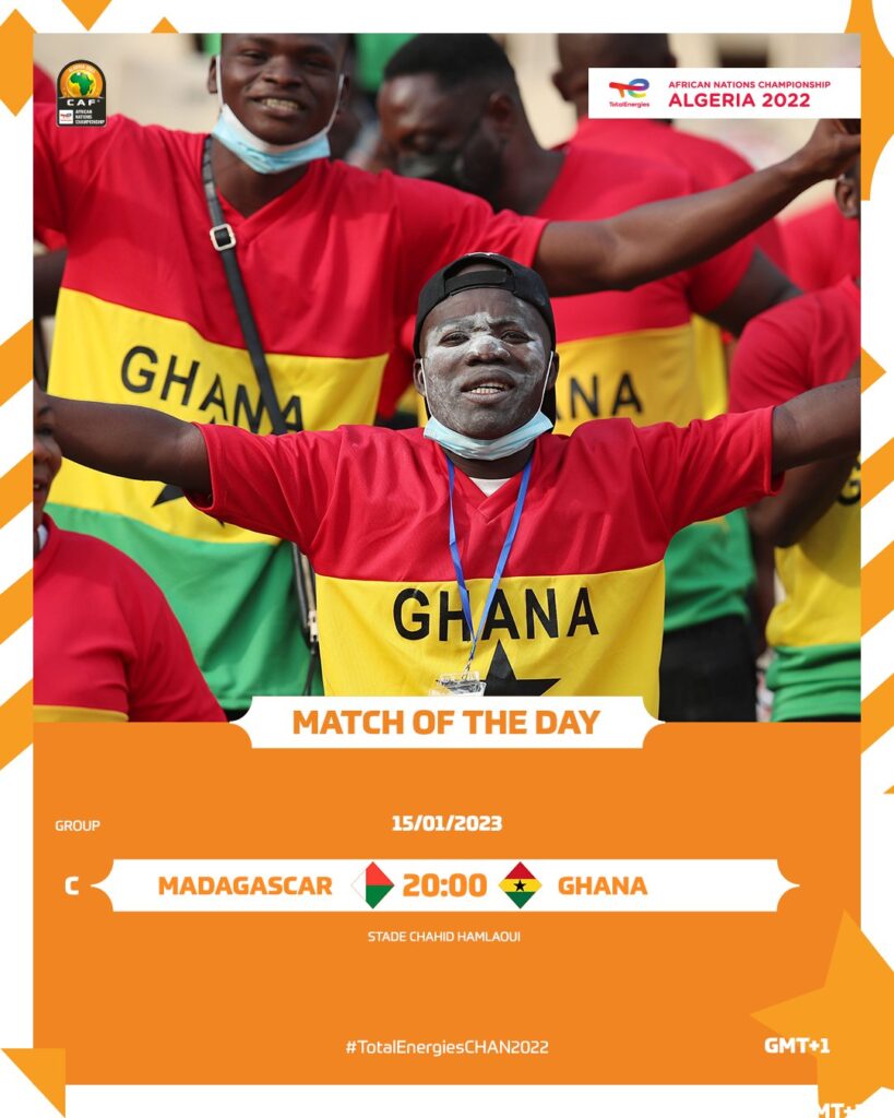 CHAN 2022 les supporters du Ghana