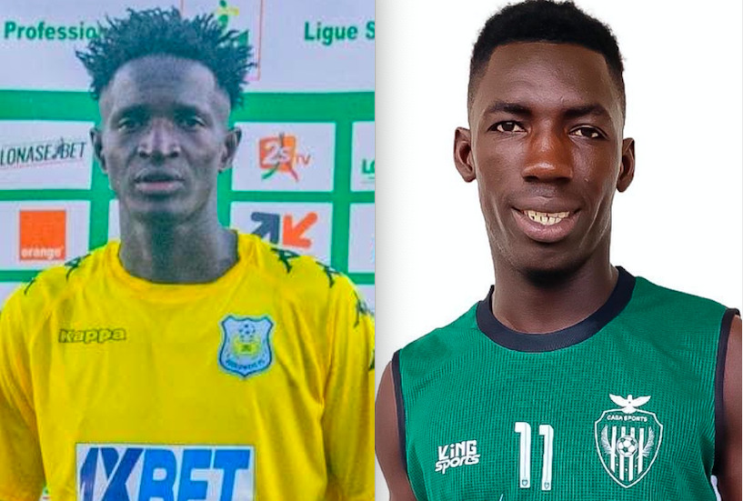 Ismaïla Ceesay (Guédiawaye FC) et Abdulie Kassama (Casa Sport)