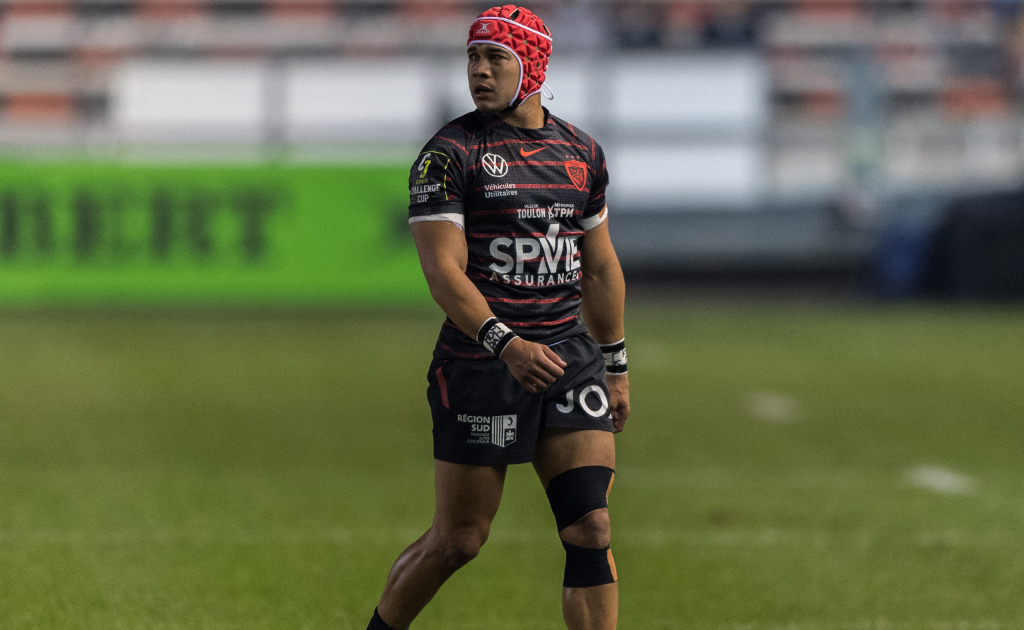 Cheslin Kolbe (Rugby Club Toulonnais) during Challenge Cup Rugby Club Toulonnais v Zebre Rugby Club game at Felix Mayol stadium in Toulon, France on December 17, 2021. Photo by Florian Escoffier/ABACAPRESS.COM