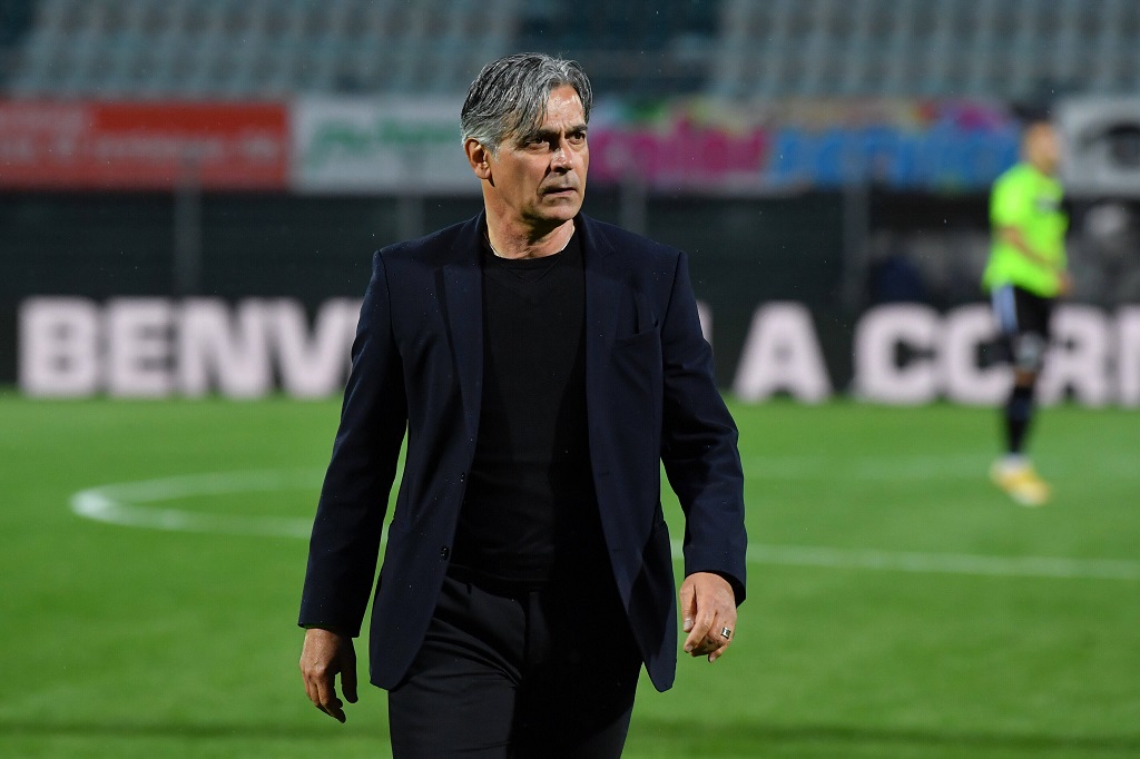 Lugano, Switzerland, 15.05.21 Maurizio Jacobacci Head Coach FC Lugano during the Swiss Super League match between FC Lugano and FC Sion at Cornaredo Stadium in Lugano, Switzerland Swiss Super League - FC Lugano v FC Vaduz PUBLICATIONxNOTxINxBRA