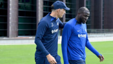 Kalidou Koulibaly et Thomas Tuchel