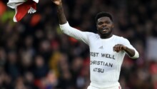 Thomas Partey rend hommage à son compatriote, Christian Atsu