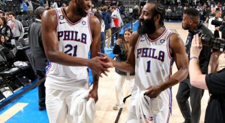 Joel Embiid et James Harden bourreaux des Bucks