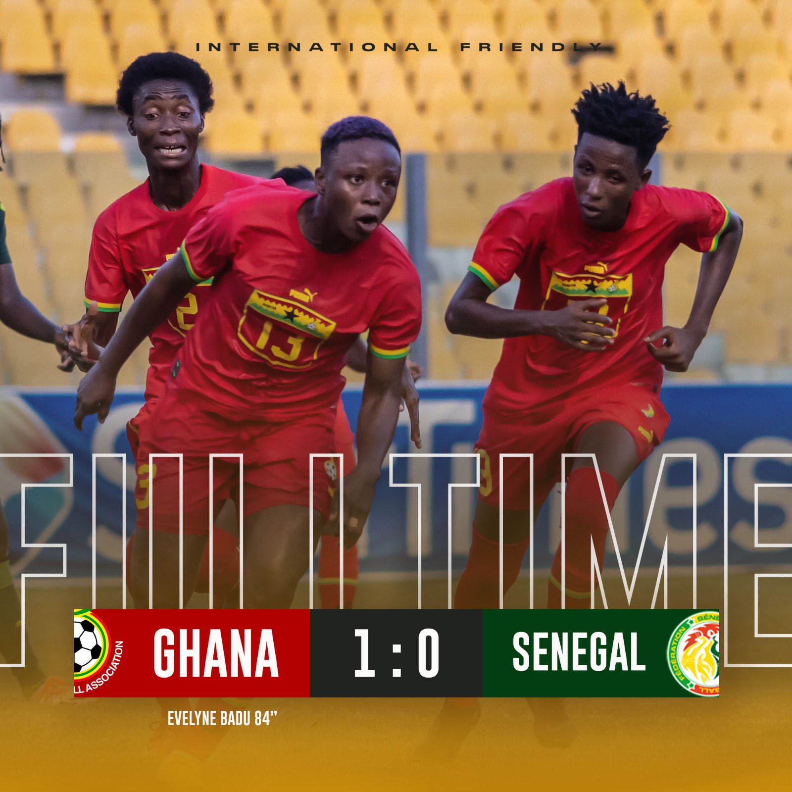 International friendly: Evelyn Badu strikes late to propel Ghana to ...