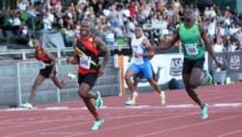 Akani Simbine MPM sur 100m 9s92