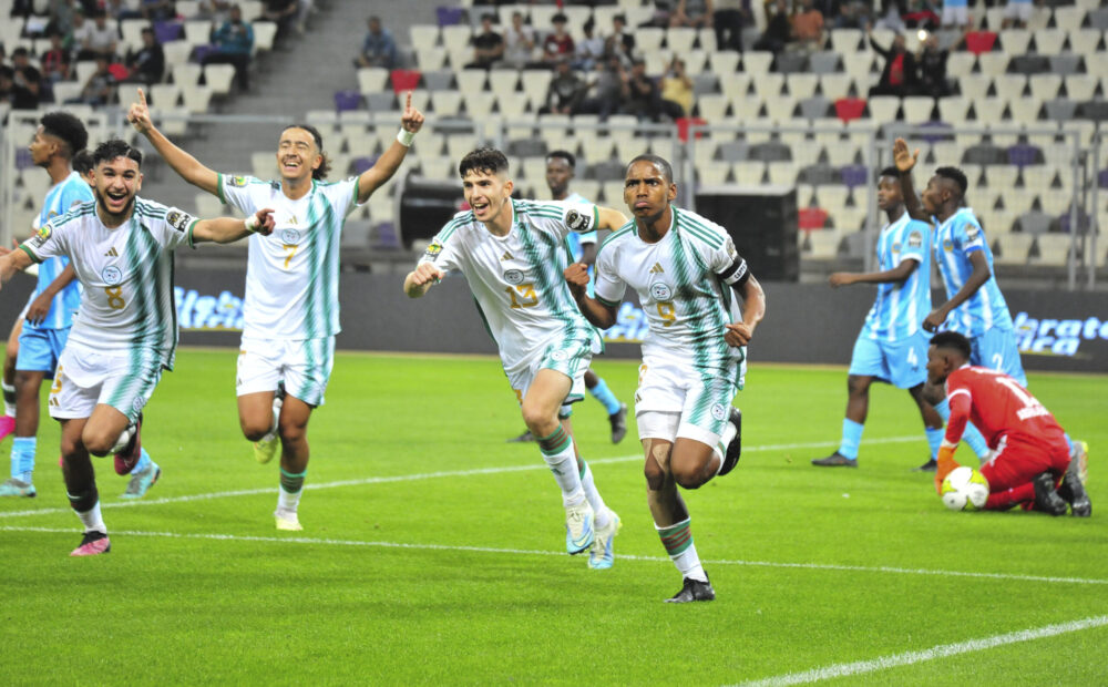 CAN U17 Algérie gagne doublé Moslem Anatouf