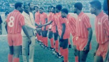 Inter Club le jour de la finale de la coupe du Congo en 1987
