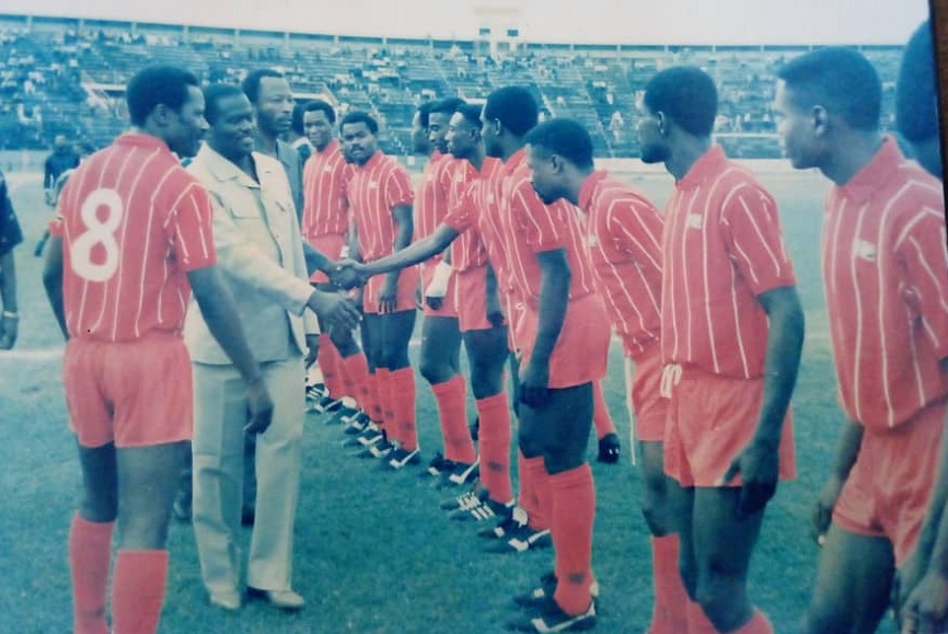 Inter Club le jour de la finale de la coupe du Congo en 1987
