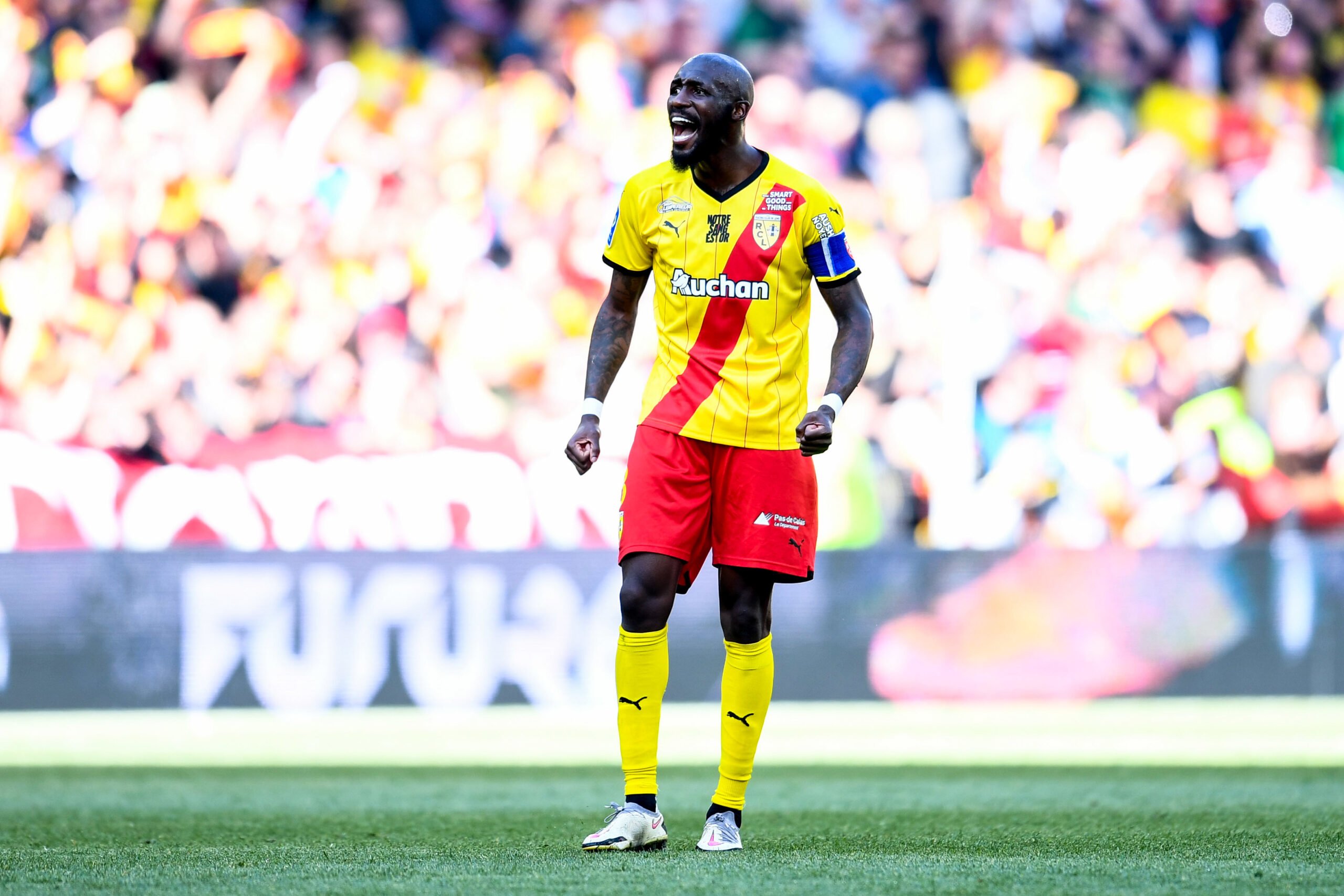 08 Seko FOFANA (rcl) during the Ligue 1 Uber Eats match between Lens and Nantes at Stade Bollaert-Delelis on April 30, 2022 in Lens, France. (Photo by Philippe Lecoeur/FEP/Icon Sport) - Photo by Icon sport