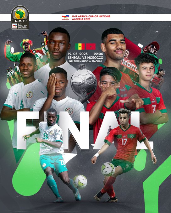 CAN U17 finale Sénégal vs Maroc