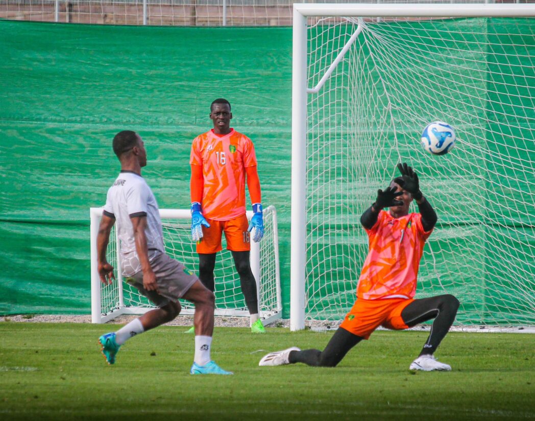 Les U20 de la Mauritanie à l'entraînement