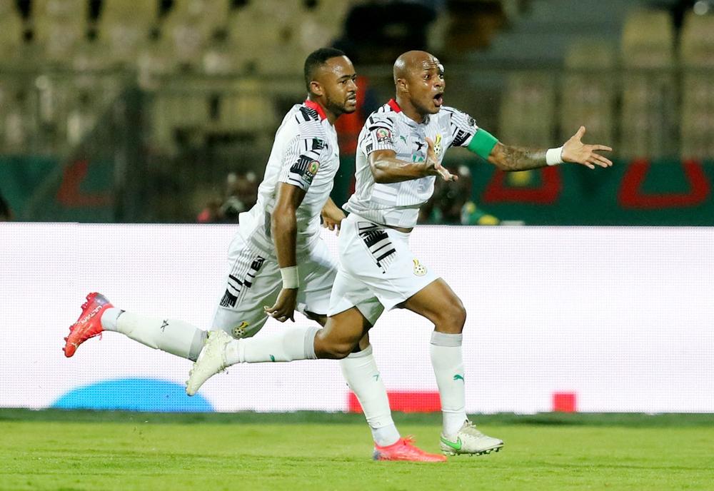 Jordan et André Ayew 