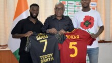 Idriss Diallo a reçu Bamba et Ndicka