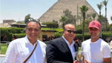 Pep Guardiola en vacances en Egypte