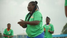 Andréa Dirabou Kouassi, capitaine de la sélection nationale de rugby.