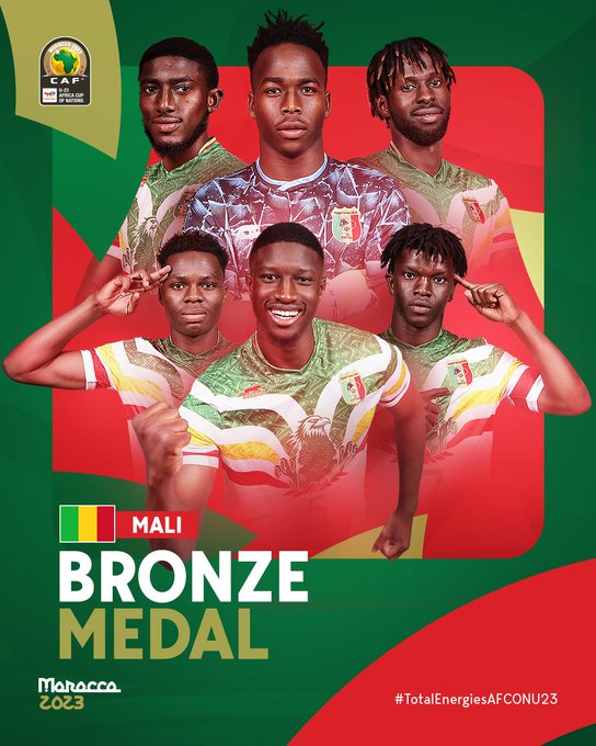 CAN U23 Mali prend la 3e place devant la Guinée
