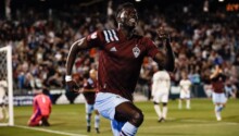 Le Sénégalais Dominique Badji Cincinnati Major League Soccer